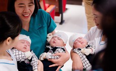 Hy hữu mang tam thai nhưng trẻ chào đời cách nhau 36 giờ