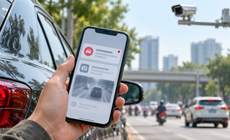 Quy trình xử lý vi phạm giao thông qua VNeTraffic