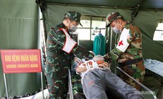 Trực thăng, quân y hợp sức cứu nạn trong tổng duyệt  diễn tập ba nước