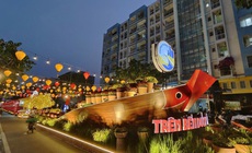 Tấp nập chợ hoa xuân ‘Trên bến dưới thuyền’ tái hiện không gian Tết Nam Bộ