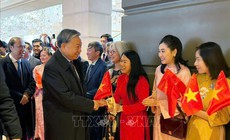 Tổng Bí thư đến Washington D.C, bắt đầu tham dự cuộc họp khai mạc Hội đồng Hòa bình về Gaza