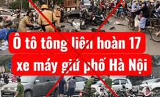 Công an Hà Nội xác minh tài khoản đăng lại tai nạn cũ gây hiểu lầm ngày Tết