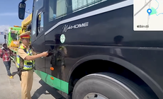 Xe khách mắc 3 vi phạm trong 1 lần kiểm tra, tổng mức phạt trên 100 triệu