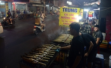 TP Hồ Chí Minh: Phố cá lóc thâu đêm đỏ lửa phục vụ ngày vía Thần Tài