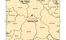 Động đất 3.2 độ ở Quảng Ngãi gây rung lắc nhẹ