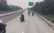 Những ai điều khiển11 xe mô tô phân khối lớn trên cao tốc Tuyên Quang - Phú Thọ?