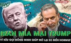 Iran mỉa mai ông Trump sau lời kêu gọi đồng minh giúp mở lại Eo biển Hormuz