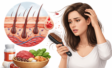 Vì sao thiếu sắt gây rụng tóc?