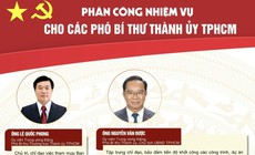 [Infographic] Phân công nhiệm vụ các Phó Bí thư Thành ủy TPHCM