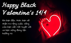 Những mẫu thiệp Valentine 14/4 - Valentine đen đẹp nhất 2026
