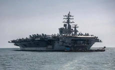 Thêm một siêu tàu sân bay Mỹ gặp hỏa hoạn