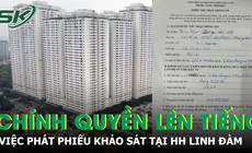 Chính quyền phường Hoàng Liệt lên tiếng về việc phát phiếu khảo sát tại HH Linh Đàm