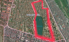 Bản đồ chi tiết các tuyến phố dự kiến cấm xe máy xăng từ 1/7