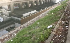 Tình trạng rác thải tái diễn trên sông Tô Lịch sau gần một năm cải tạo