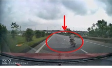 Xác minh thanh niên chạy xe máy vào cao tốc Hà Nội – Bắc Giang, lạng lách sau khi uống rượu