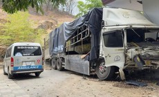 Xe tải lao xuống vực ở Lâm Đồng, 3 người tử vong