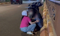 Nữ thiếu tá công an nhanh trí cứu người phụ nữ định nhảy cầu ở Lâm Đồng
