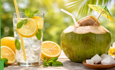 Trời nóng nên uống nước chanh hay nước dừa?