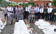 Lấy mẫu sinh phẩm hài cốt liệt sĩ chưa xác định được thông tin để trả lại tên cho các anh hùng