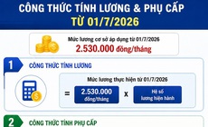 Từ 1/7, tiền lương, phụ cấp của cán bộ, công chức sẽ được tính thế nào?