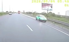 Xử phạt 35 triệu đồng tài xế taxi công nghệ đi ngược chiều trên tuyến cao tốc Pháp Vân - Cao Bồ
