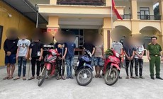 Triệu tập 14 thanh thiếu niên mang hung khí, náo loạn đường phố