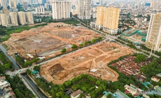 Hồ điều hòa Mễ Trì - Đồng Bông 2 gấp rút về đích trước mùa mưa
