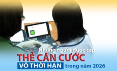 Những người được cấp thẻ căn cước vô thời hạn trong năm 2026