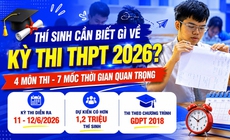 Những điều cần biết về kỳ thi THPT 2026