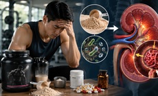 Tập gym tăng cơ nhưng thận sẽ phải chịu áp lực 