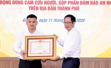 Dũng cảm cứu người, nam thanh niên Hải Phòng được Thủ tướng tặng Bằng khen