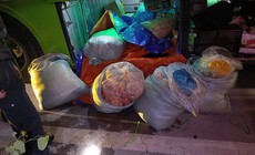 Phát hiện gần 500kg mỡ lợn bốc mùi thối đang trên đường đi tiêu thụ
