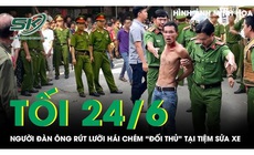 Tối 24/6: Người đàn ông rút lưỡi hái chém 'đối thủ' sau màn cự cãi tại tiệm sửa xe