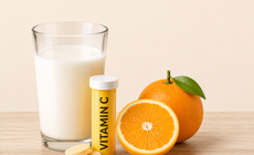Uống vitamin C với sữa được không?