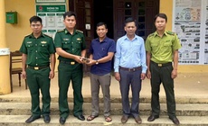 Phát hiện động vật quý hiếm, người dân ở Huế giao nộp bộ đội biên phòng