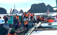 Vụ lật tàu trên biển: Tìm kiếm nạn nhân cuối cùng mất tích