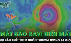 Mắt bão BAVI biến mất trước giờ đổ bộ Trung Quốc, dự báo trút ‘bom nước’ gây mưa tới 900mm trong 24 giờ