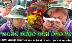 Người yêu liệt sĩ Huỳnh Văn Quên bật khóc tại Công viên Lê Thị Riêng, ‘mong ngày được đón anh về’