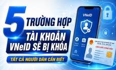 5 trường hợp tài khoản VNeID sẽ bị khóa