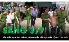 Sáng 3/7: Thanh niên vừa mãn hạn tù được 2 tháng tiếp tục gây án, vô cớ chém người đi đường