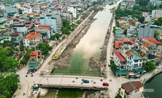 Hạ lưu sông Kim Ngưu đổi diện mạo sau hơn nửa năm cải tạo