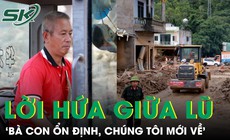 Xúc động lời hứa giữa vùng lũ Mường Than: ‘Bà con ổn định, chúng tôi mới về’