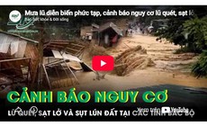 Mưa lũ diễn biến phức tạp, cảnh báo nguy cơ lũ quét, sạt lở và sụt lún đất tại các tỉnh Bắc Bộ