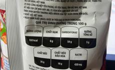 Hàm lượng natri trên nhãn thực phẩm: Đọc sao cho đúng?