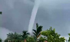 Video vòi rồng vừa xuất hiện ở Hưng Yên