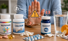 Rủi ro khi uống magie, canxi sai cách nhiều người không biết