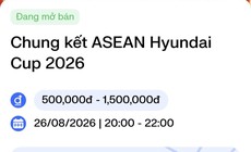 Cách mua vé xem chung kết lượt về Việt Nam - Thái Lan