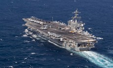 Tàu sân bay USS George Washington Mỹ cán mốc 200.000 lượt 'bắt' máy bay