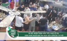 Nhóm côn đồ trêu ghẹo cô gái, hành hung bạn trai trong quán ăn khiến nhiều người phẫn nộ