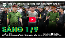Bắt kẻ ngông cuồng chặn đường người cùng thôn 'xin đểu', cầm dao ném đá chống đối công an